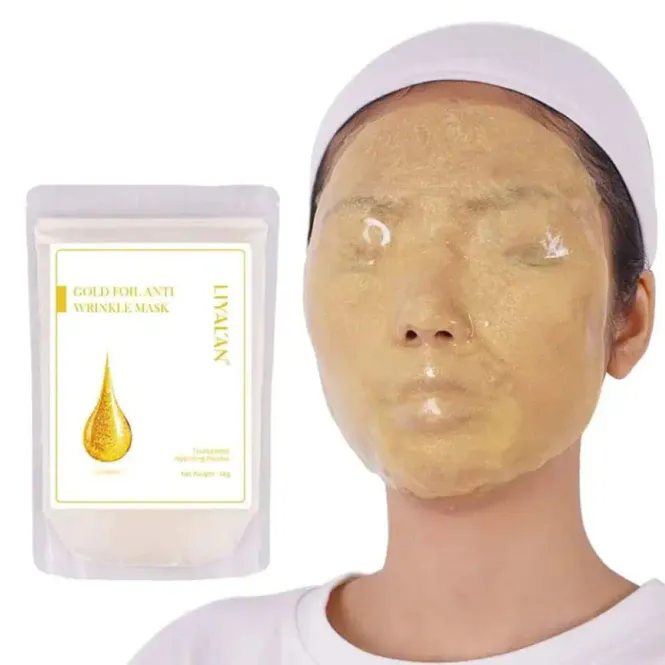 Hovedbilde Liyalán Gold Foil Anti Wrinkle Mask Powder 100g