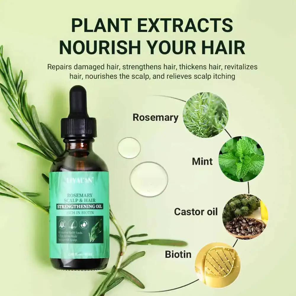 Liyalán Rosemary Scalp & Hair Oil 60ml